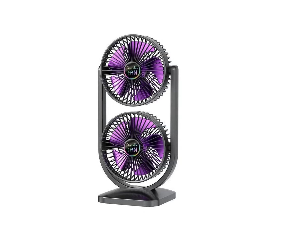 Table Fans, turbofan, Clip fan, Double-head adjustable desktop fan, Digital Display